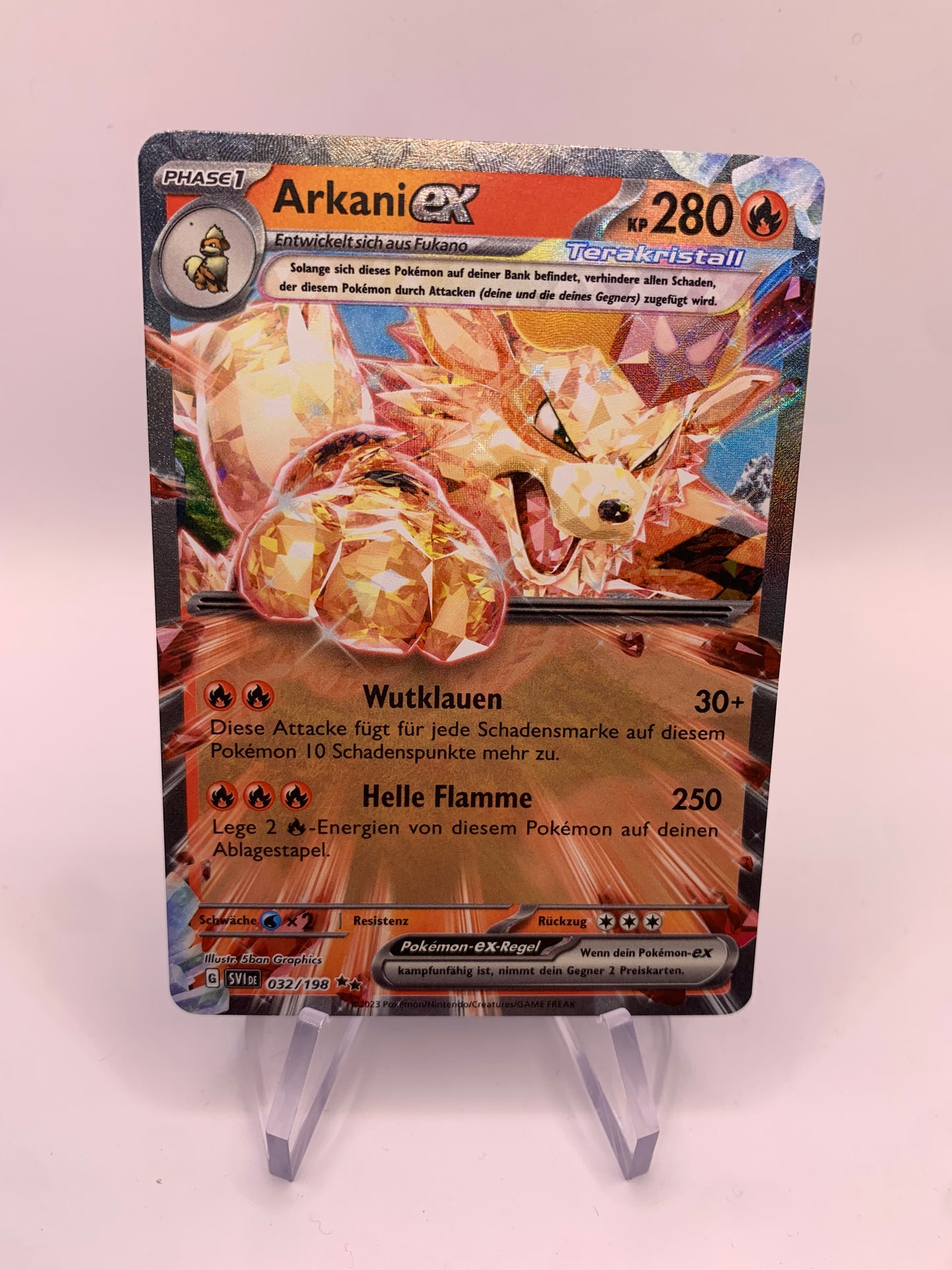 Pokemon Karte Ex Arkani 32/198 Deutsch