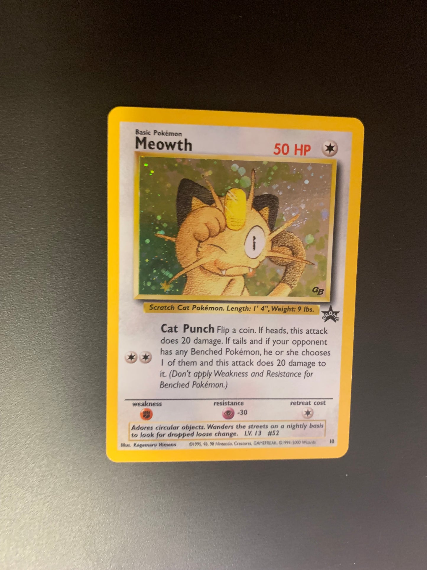 Pokemon Karte Promo Holo Mauzi 10 Englisch