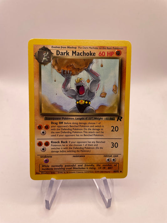Pokemon Karte Rocket Dark Machoke 40/82 Englisch
