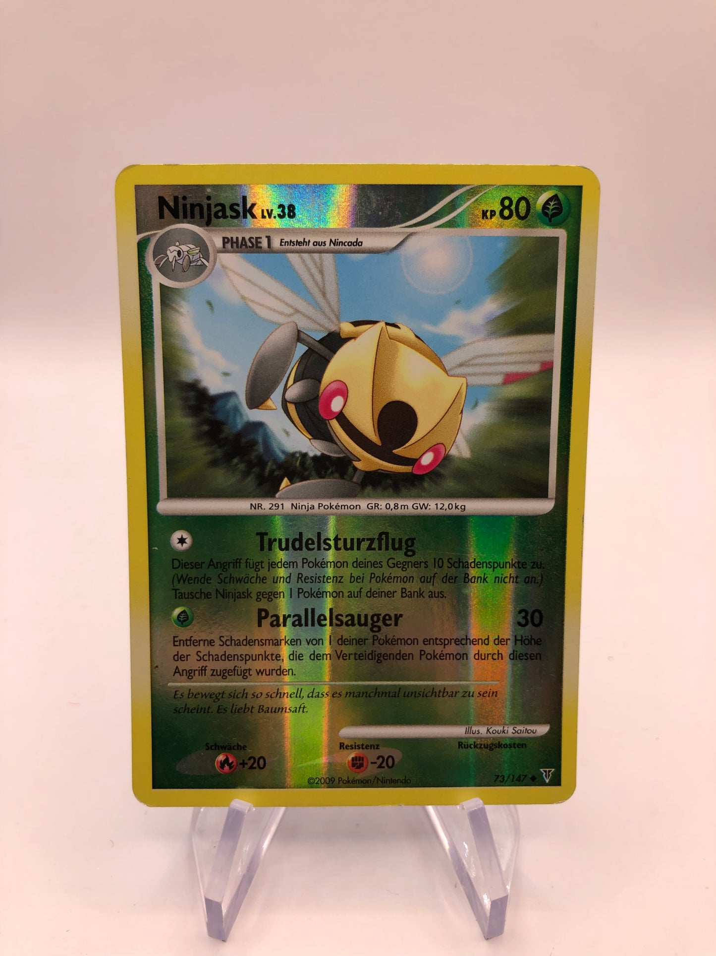 Pokemon Karte Revers Ninjask 73/147 Deutsch