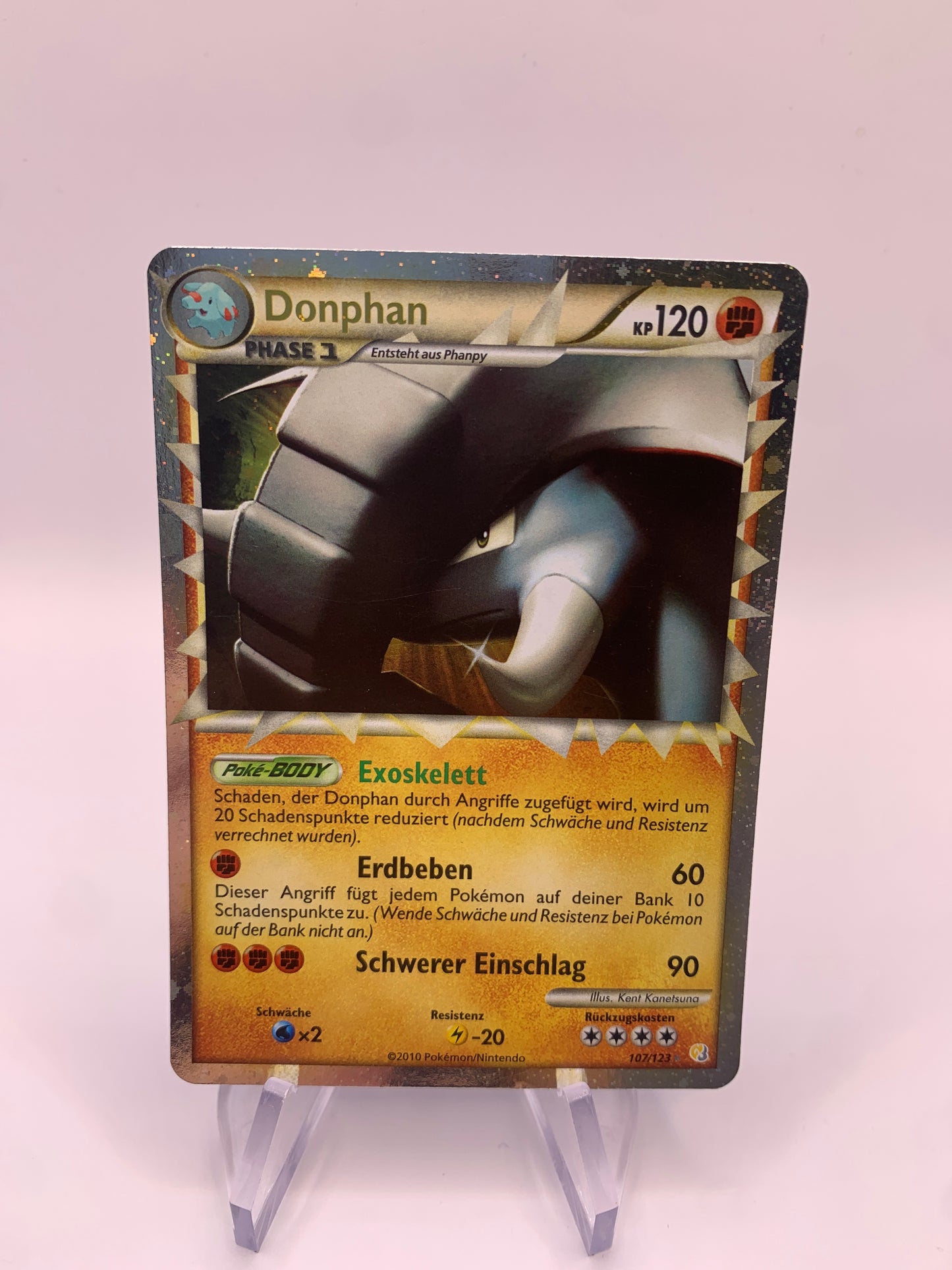 Pokemon Karte Prime Donphan 107/123 Deutsch