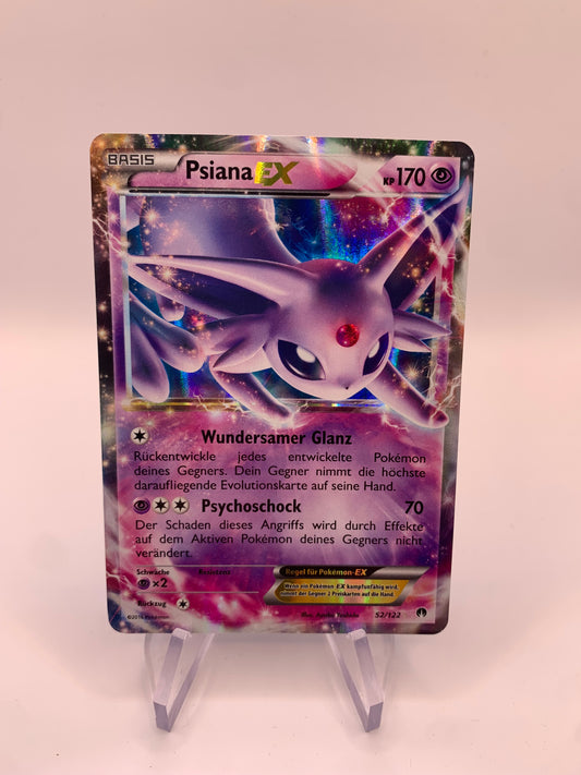 Pokemon Karte ex Psiana 52/122 Deutsch