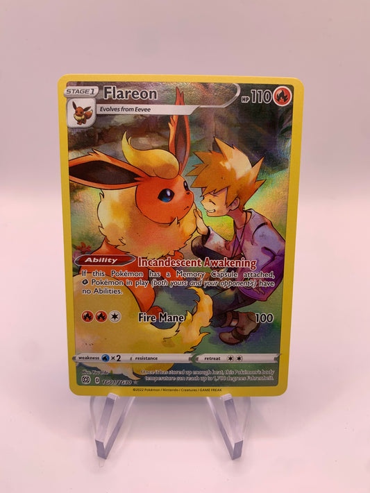 Pokemon Karte Art-Rare Flamara TG01/TG30 Englisch