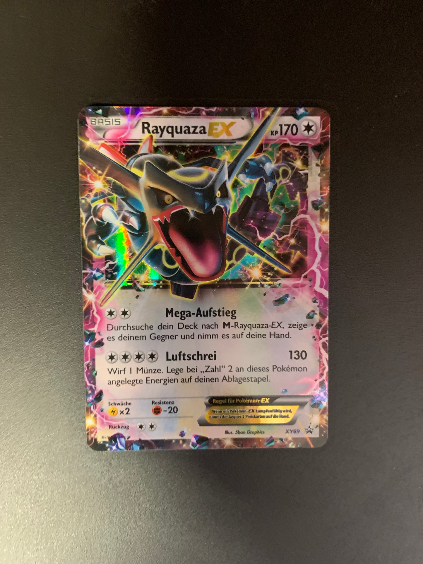 Pokemon Karte EX Promo Rayquaza XY69 Deutsch