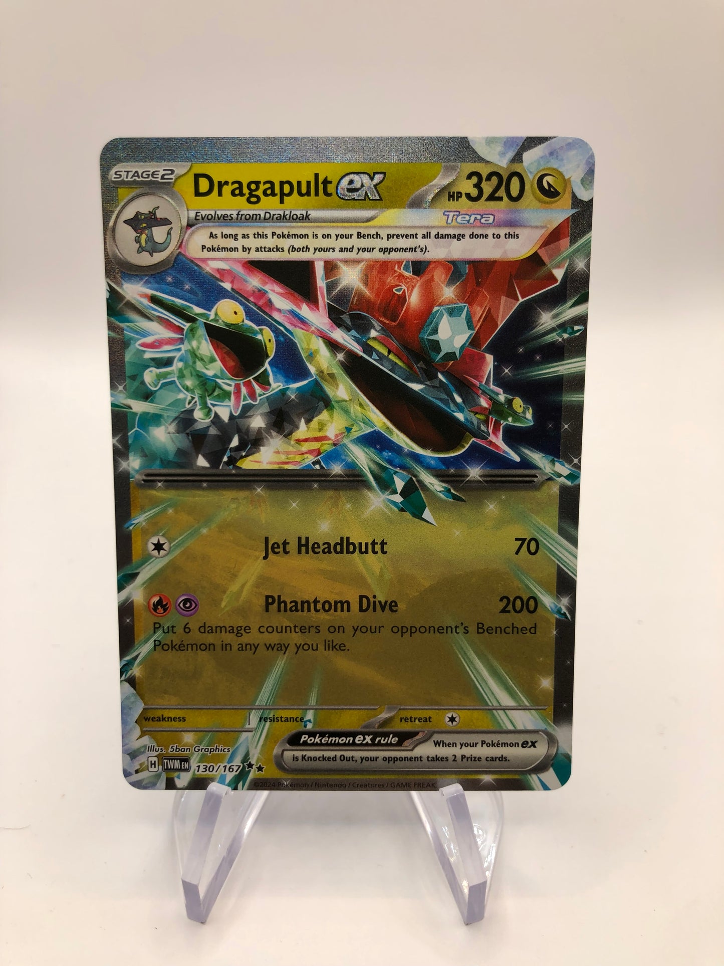 Pokemon Karte Ex Dragapult 130/167 Englisch