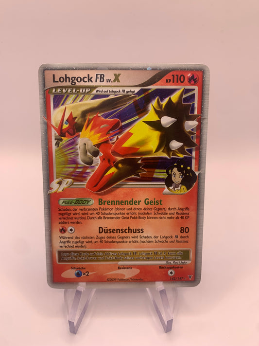 Pokemon Karte Lv.X Lohgock 142/147 Deutsch