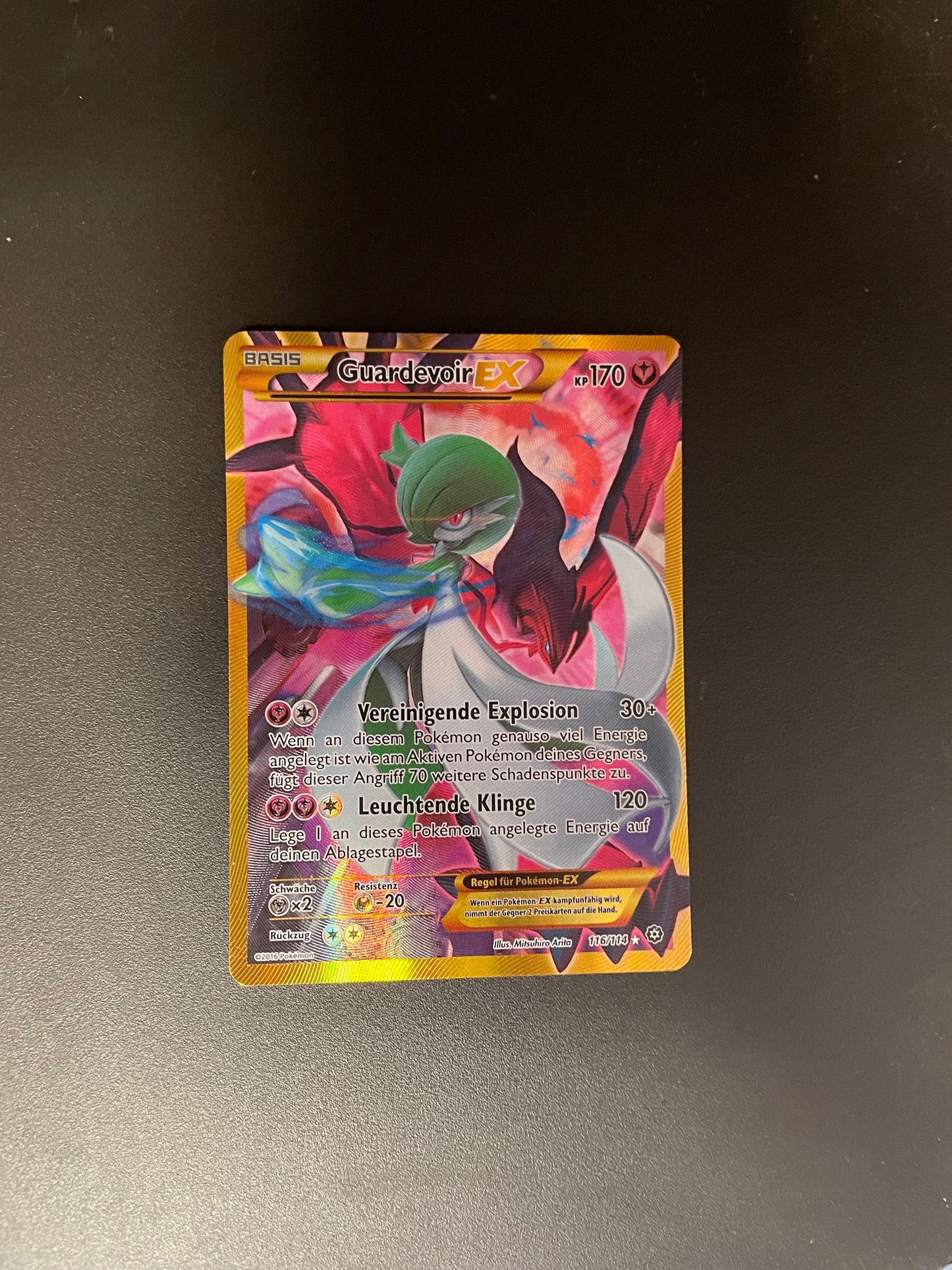 Pokemon Karte EX Guardevoir 116/114 Deutsch