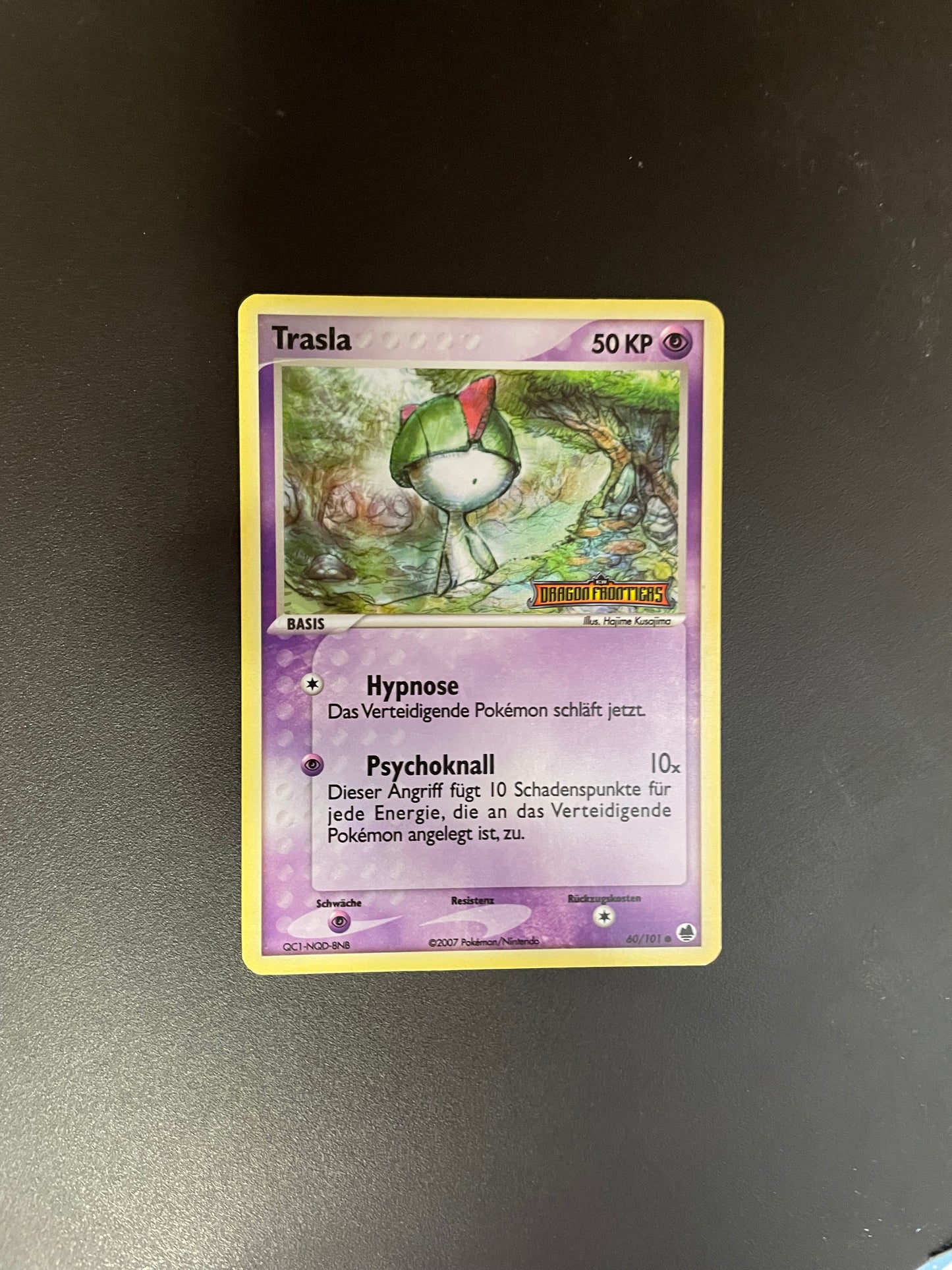Pokemon Karte Holo Trasla 60/101 Deutsch