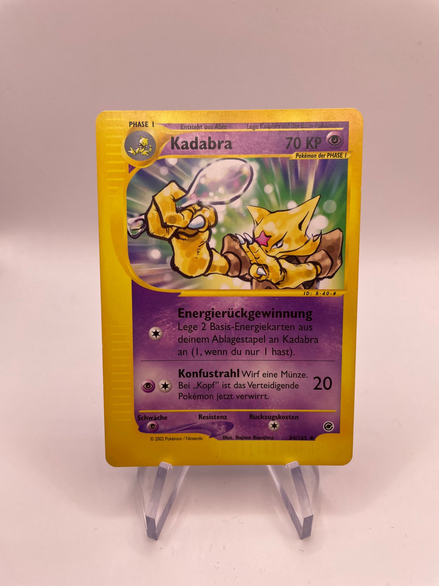 Pokemon Karte e-Series Kadabra 84/165 Deutsch