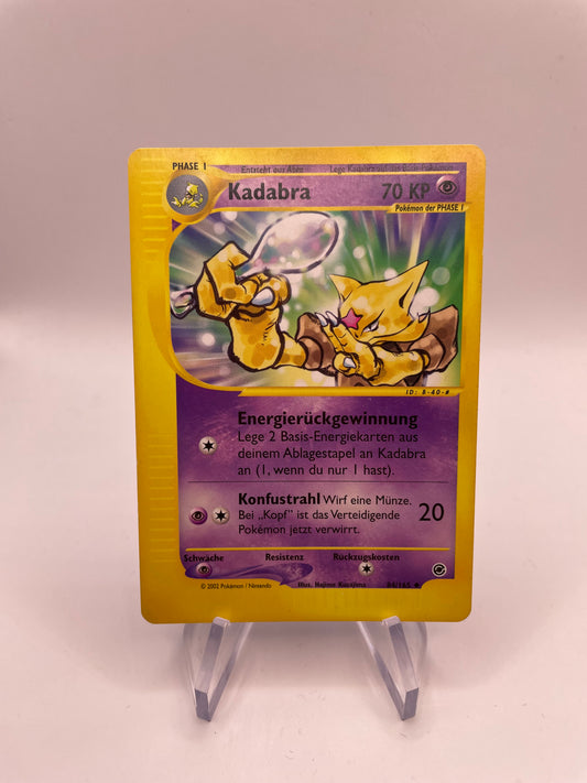 Pokemon Karte e-Series Kadabra 84/165 Deutsch