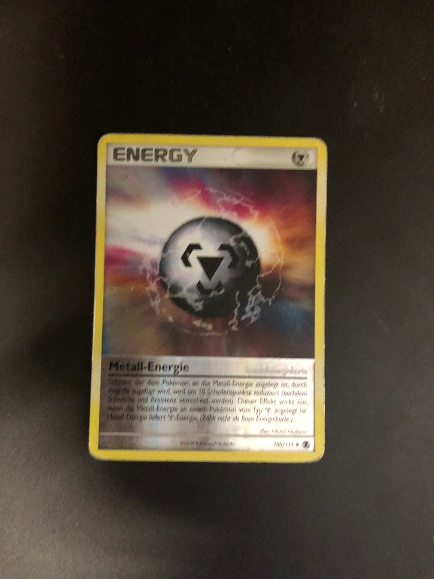 Pokemon Karte Revers Energy 100/111 Deutsch
