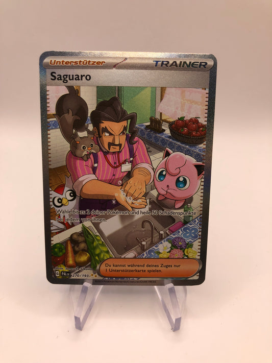 Pokemon Karte Trainer Saguaro 270/193 Deutsch
