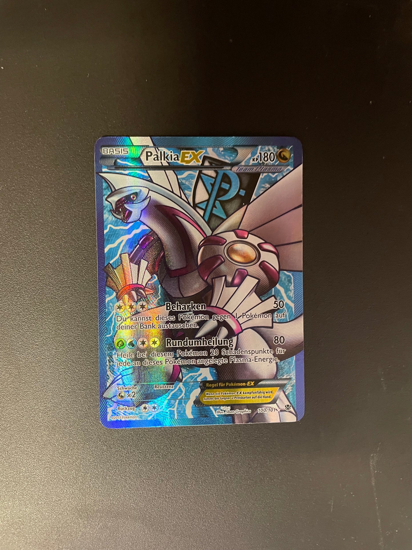Pokemon Karte EX Palkia 100/101 Deutsch