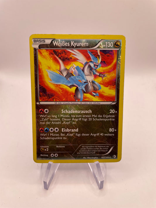 Pokemon Karte Revers Weißes Kyurem 102/149 Deutsch