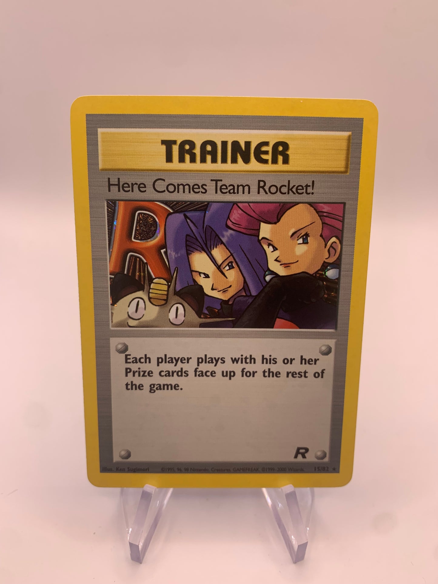 Pokemon Karte Trainer Here Comes Team Rocket 15/82 Englisch