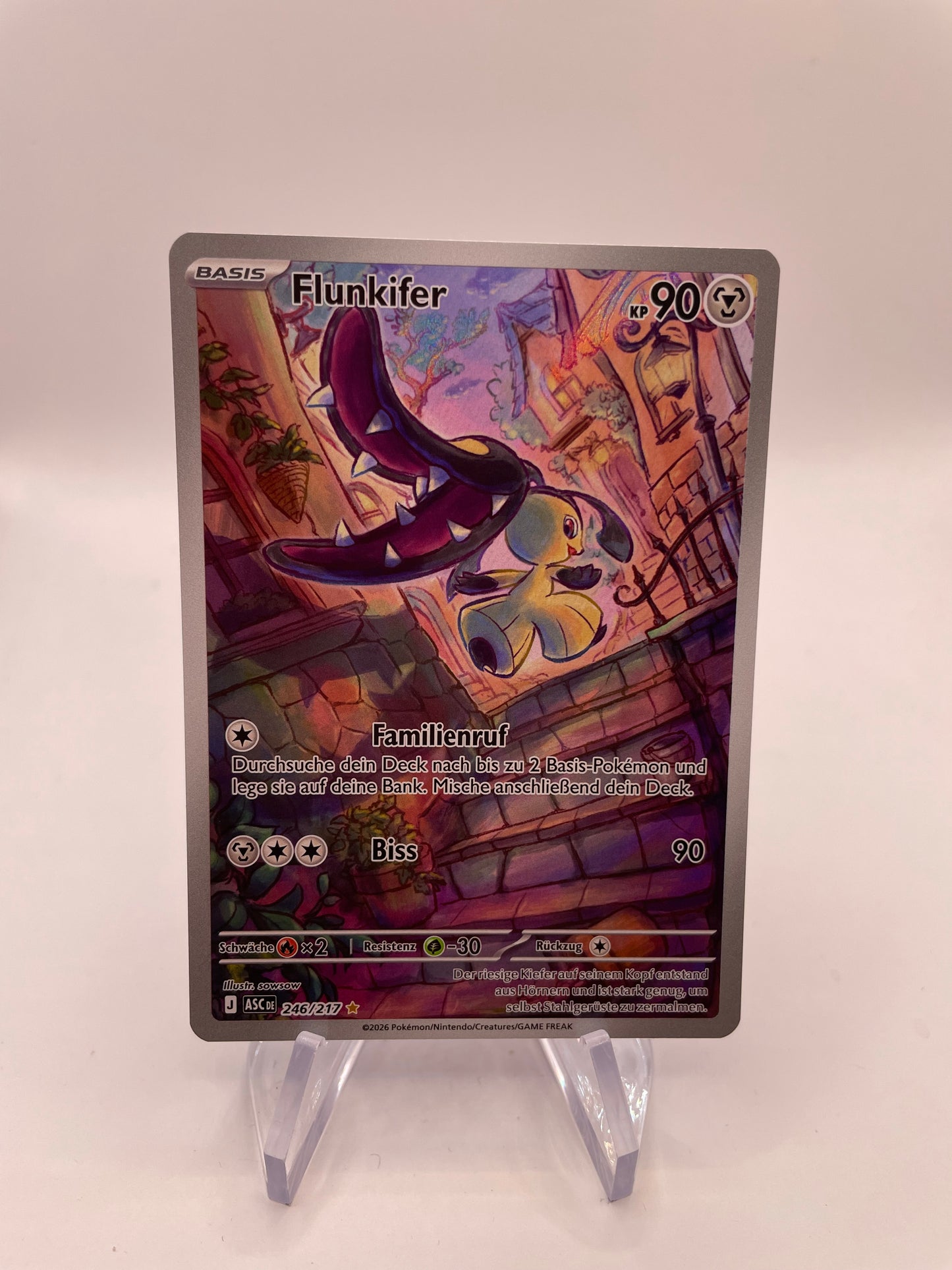 Pokémon Karte Art-Rare Flunkifer 246/217 Deutsch