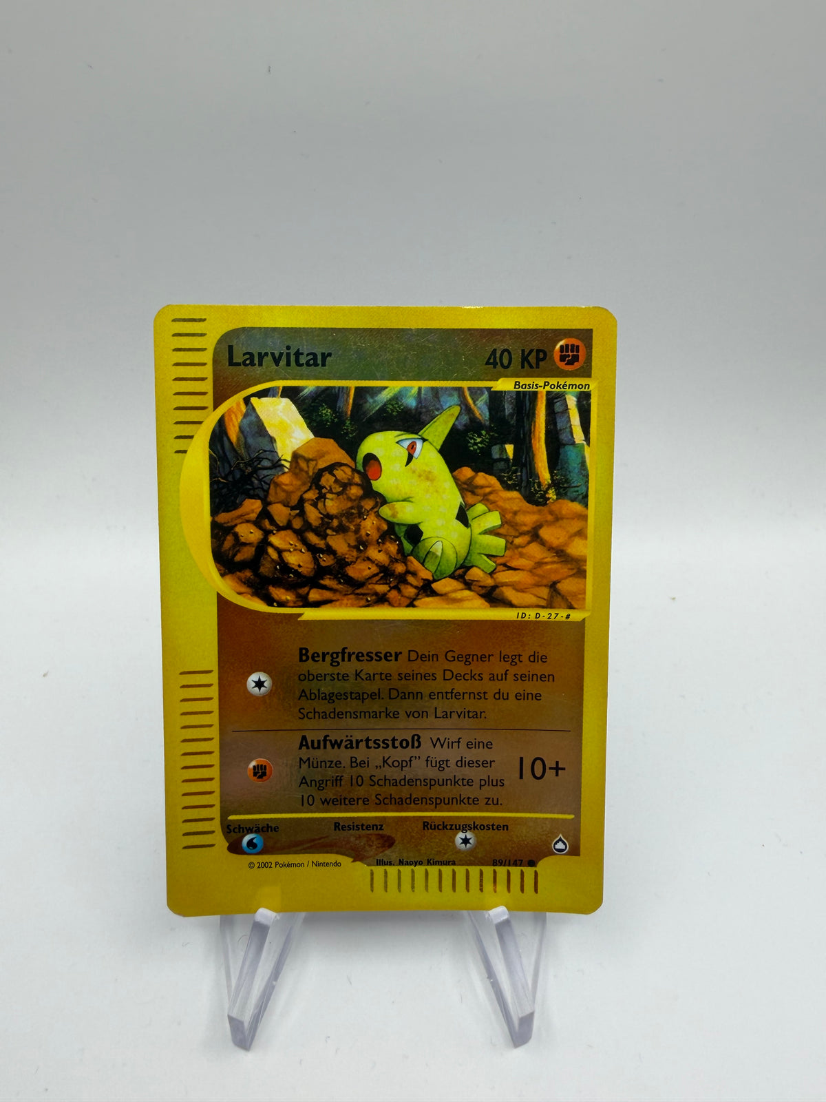 Pokemon Karte E-Serie Reverse Larvitar 89/147 Deutsch
