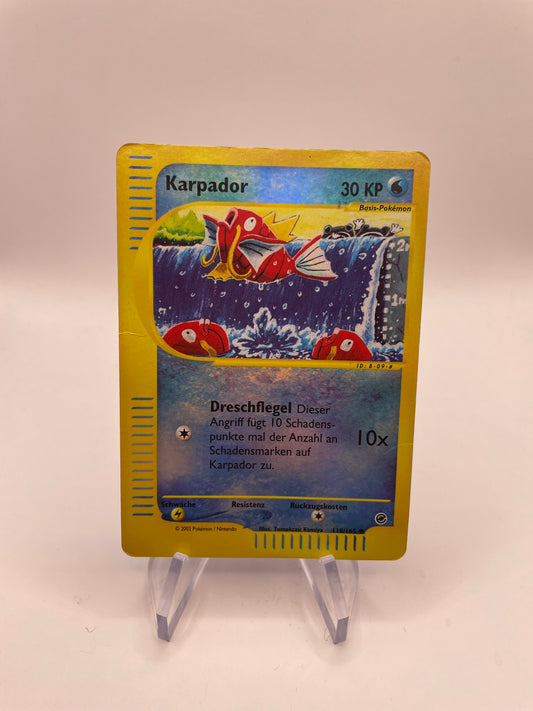 Pokemon Karte E-Series Karpador 118/165 Deutsch