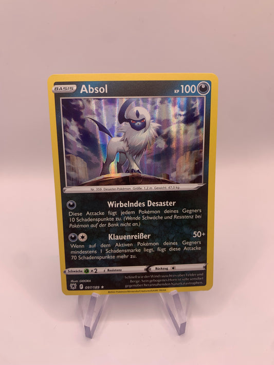 Pokemon Karte Holo Absol 97/189 Deutsch