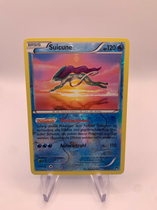 Pokemon Karte Revers Suicune 30/122 Deutsch