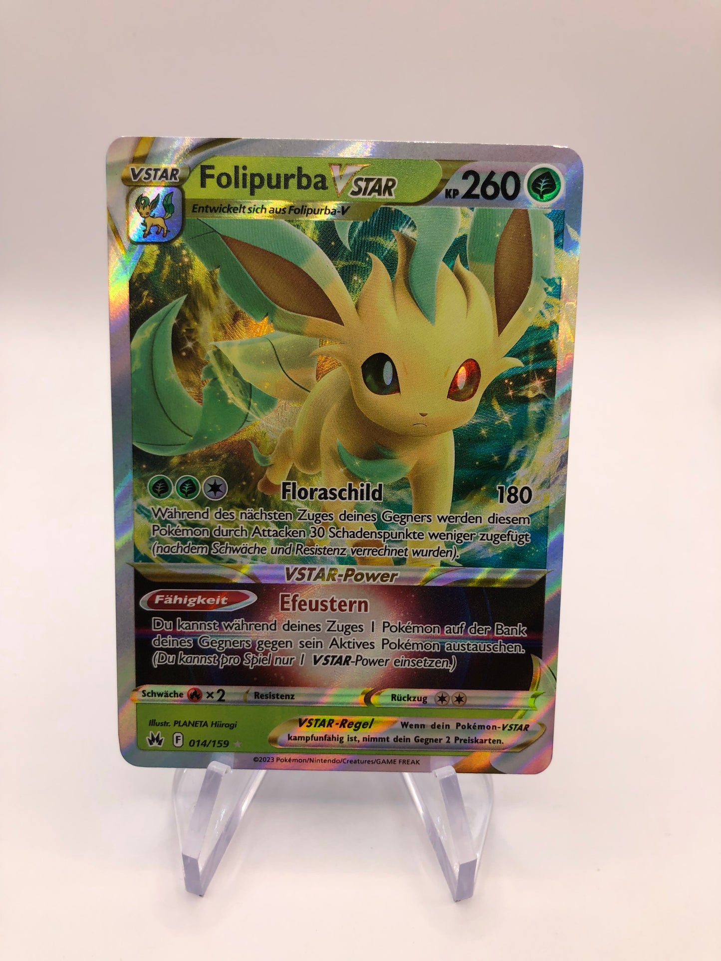 Pokemon Karten Vstar Folipurba 14/159 Deutsch