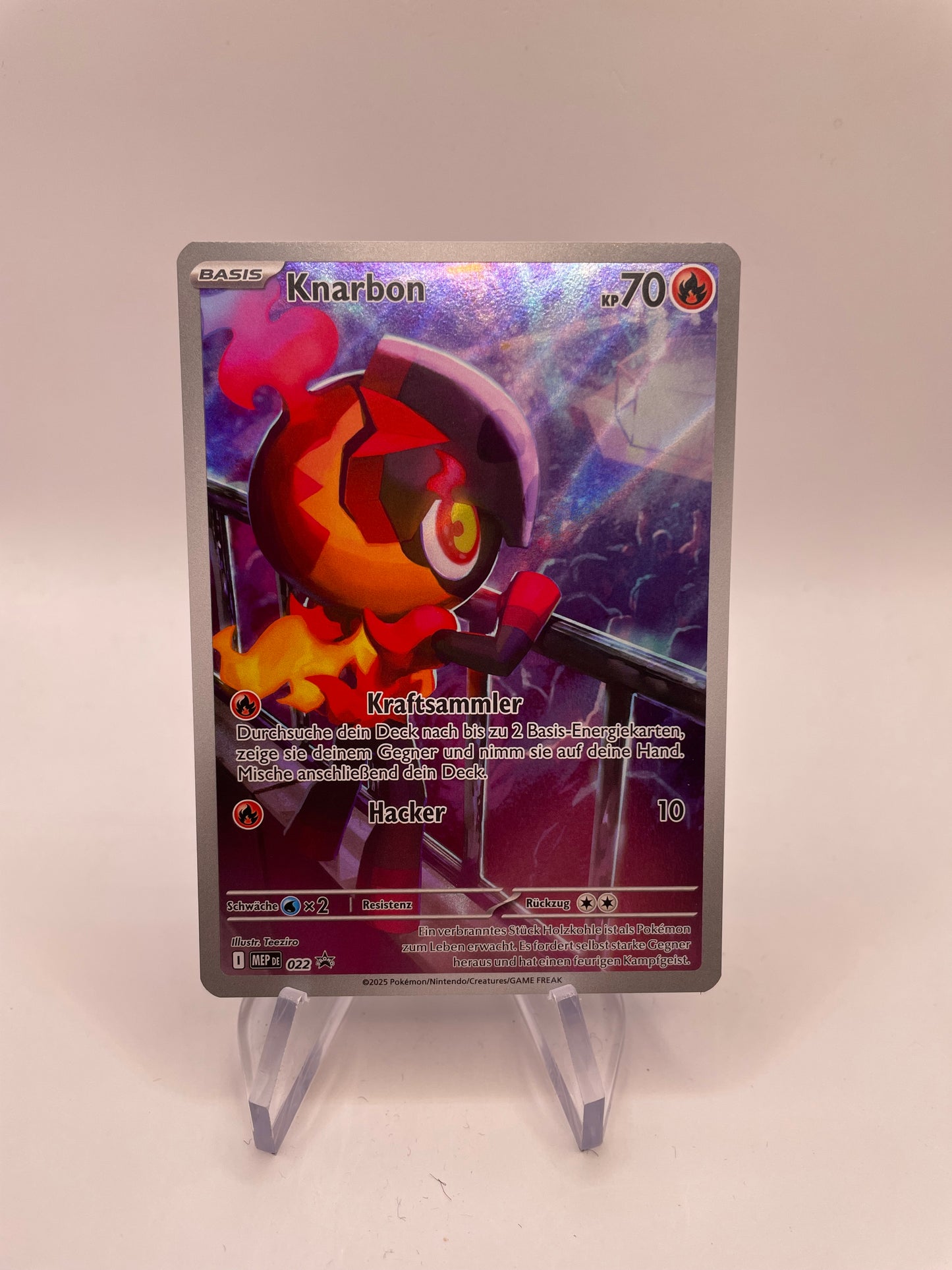 Pokemon Karte Art-Rare Knarbon 22 Deutsch