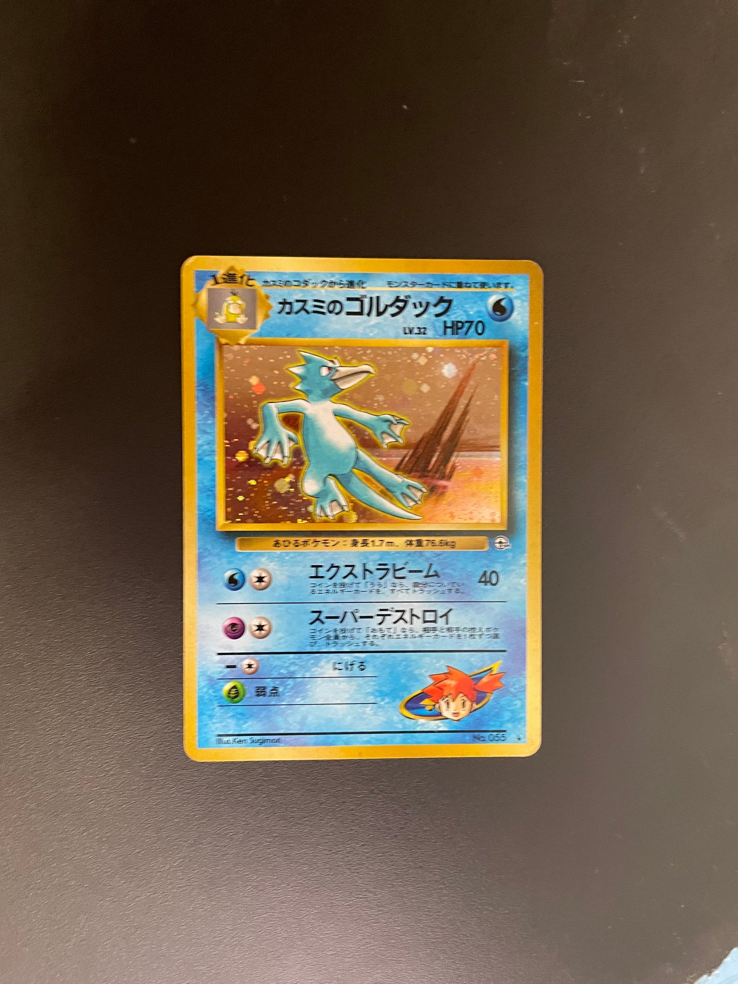 Pokemon Karte Holo Entoron No.55 Japanisch