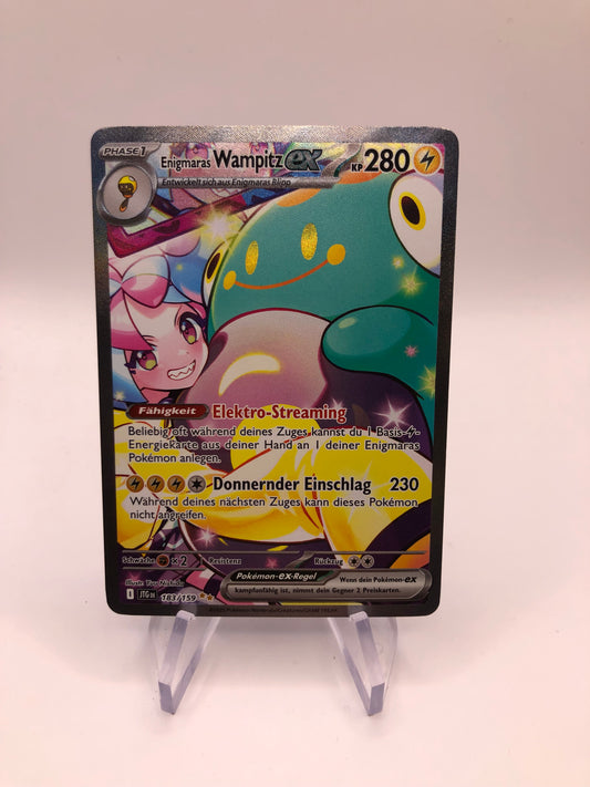 Pokemon Karten Alt-Art Enigmaras Wampitz 183/159 Deutsch
