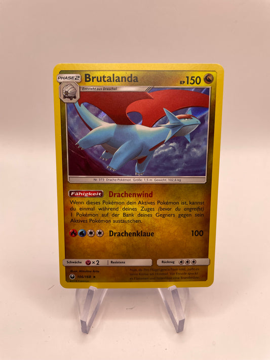 Pokemon Karte Holo Brutalanda 106/168 Deutsch