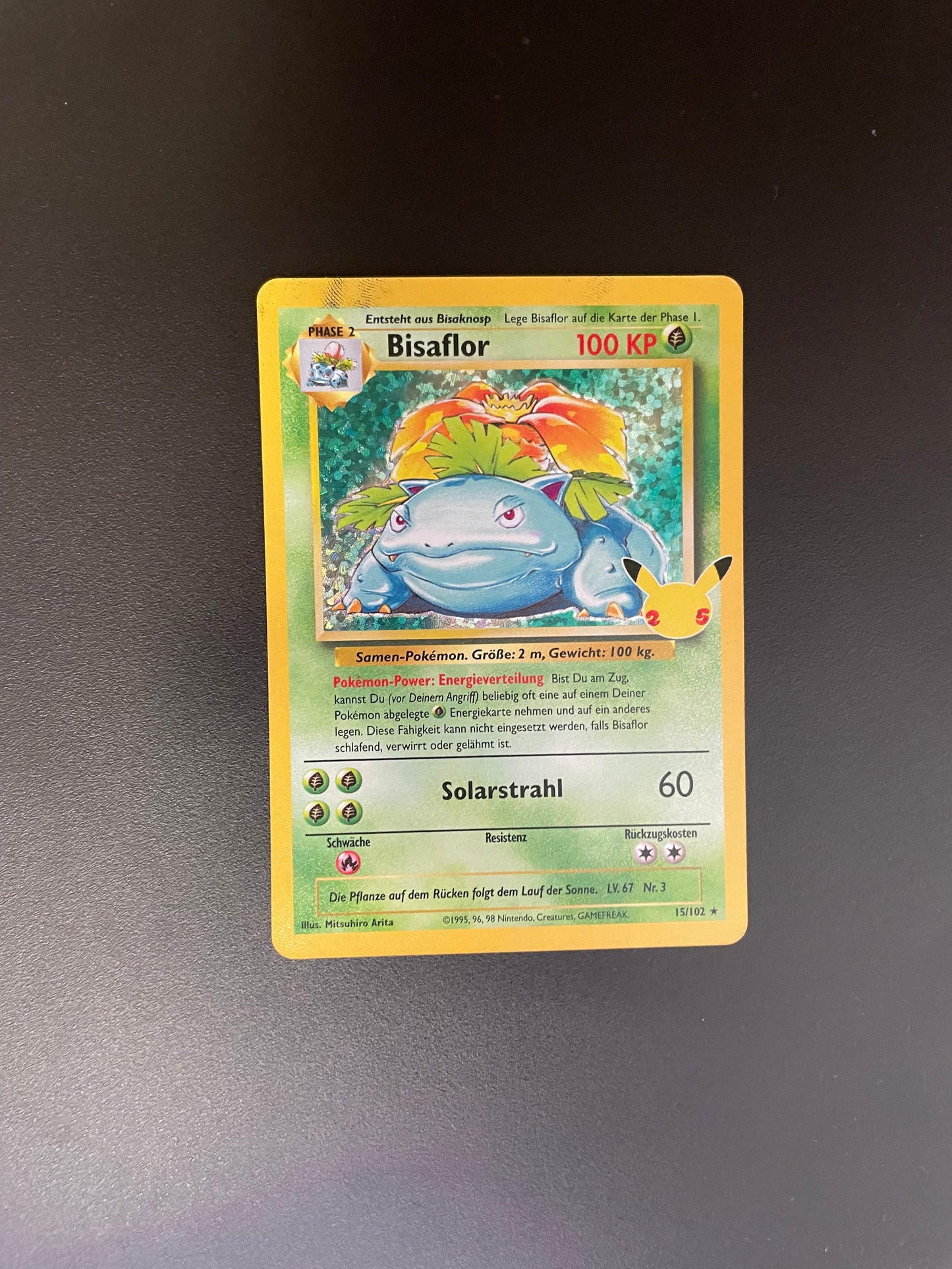 Pokemon Karte Celebration Bisaflor 15/102 Deutsch