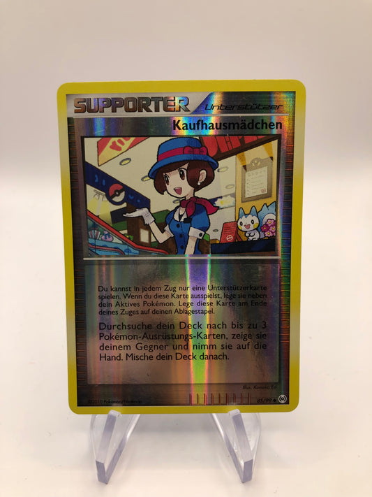 Pokemon Karte Revers Kaufhausmädchen 85/99 Deutsch