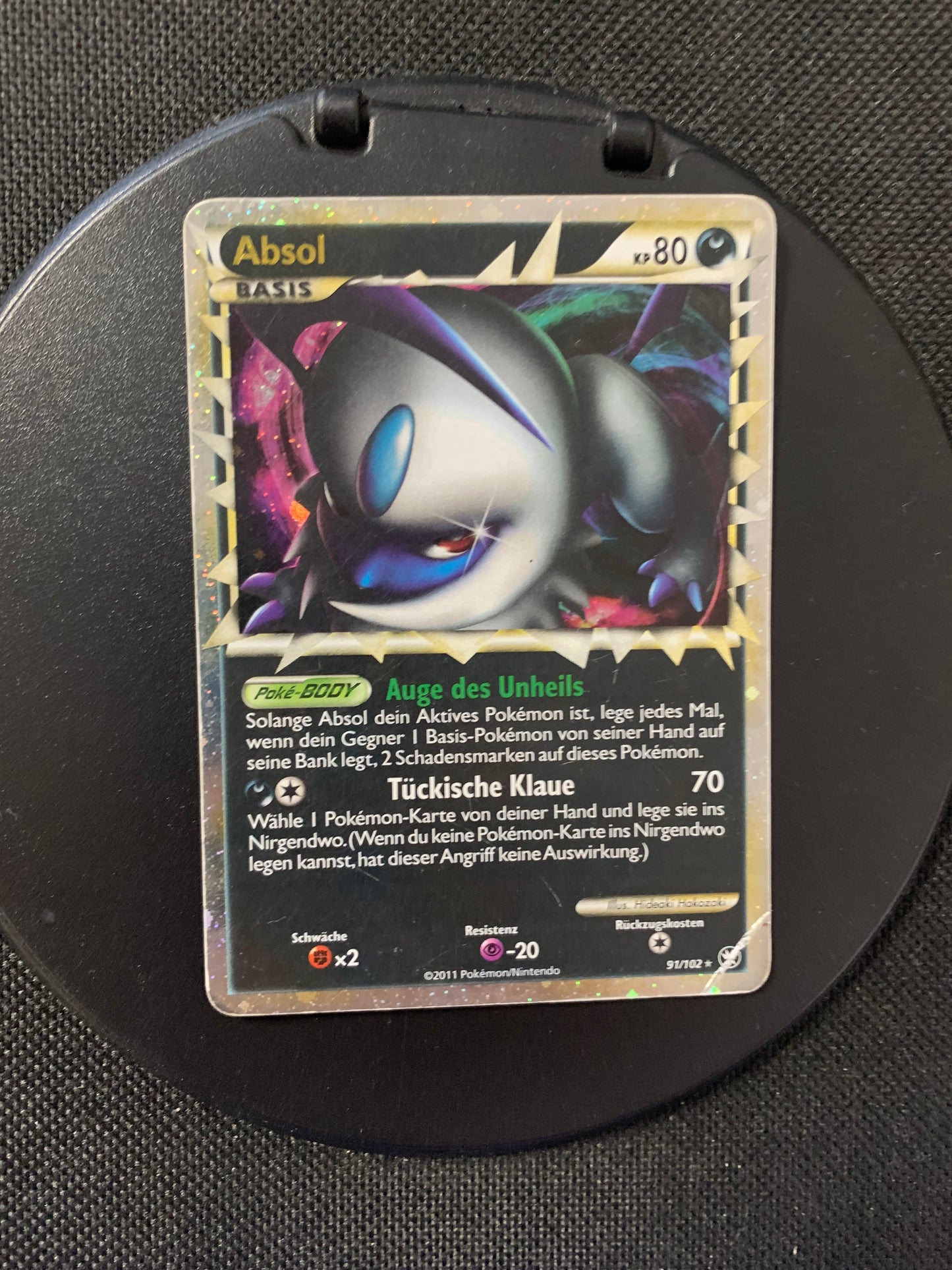 Pokémon Karte Prime Absol 91/102 deutsch