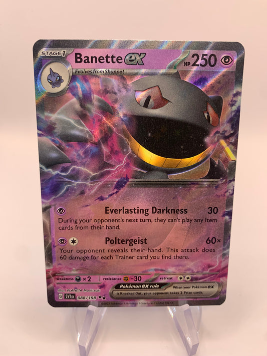 Pokemon Karte ex Banette 88/198 Englisch