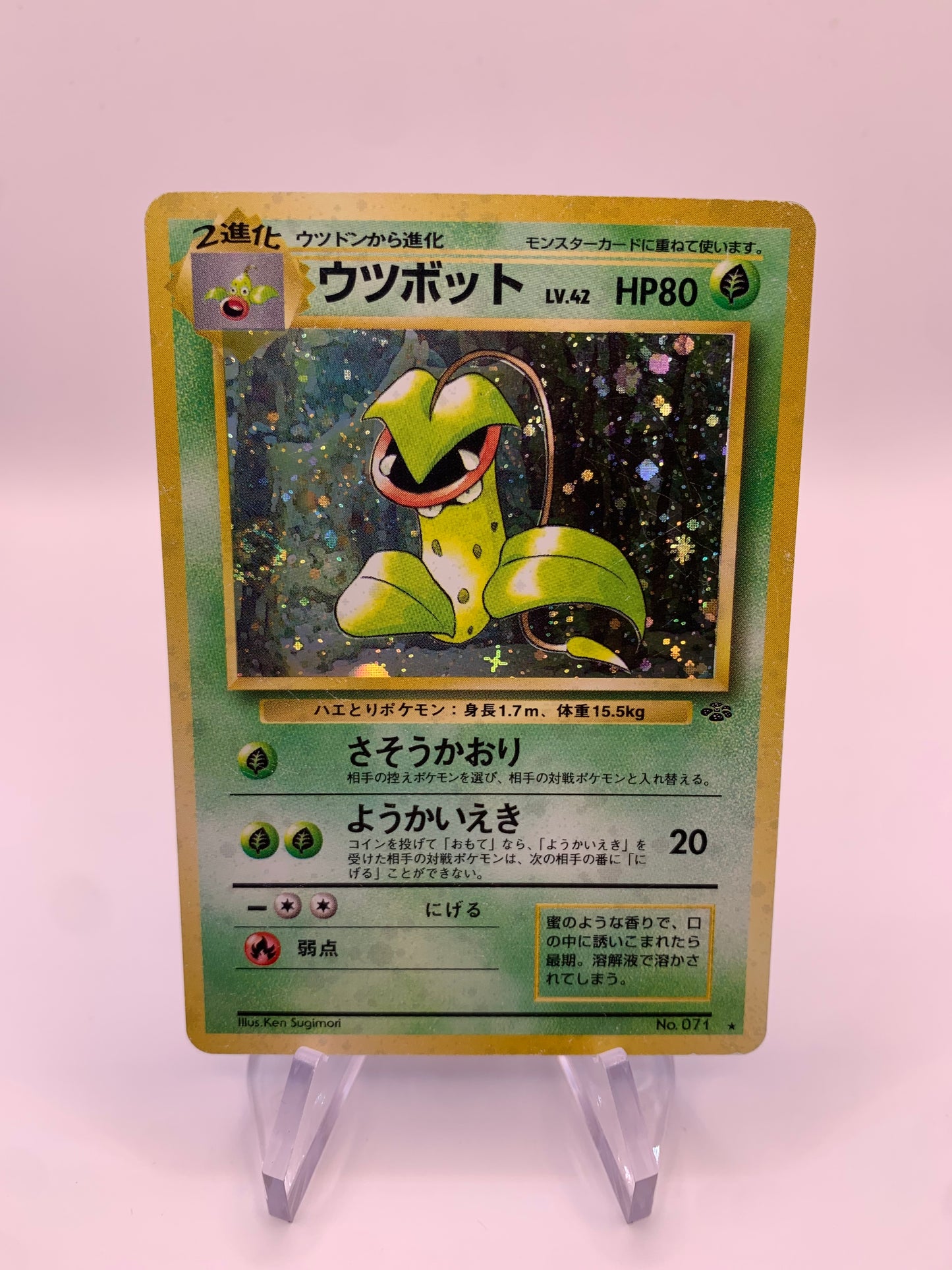 Pokemon Karte Holo Sarzenia No.71 Japanisch