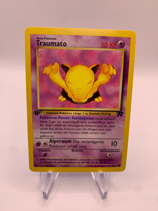 Pokemon Karte Rocket Traumato 54/82 Deutsch