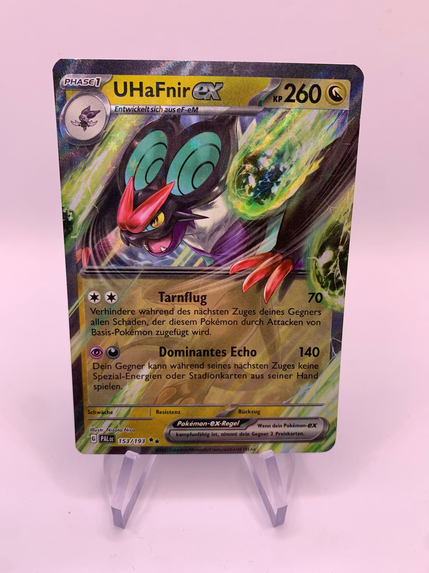 Pokemon Karte Ex UHaFnir 153/193 Deutsch