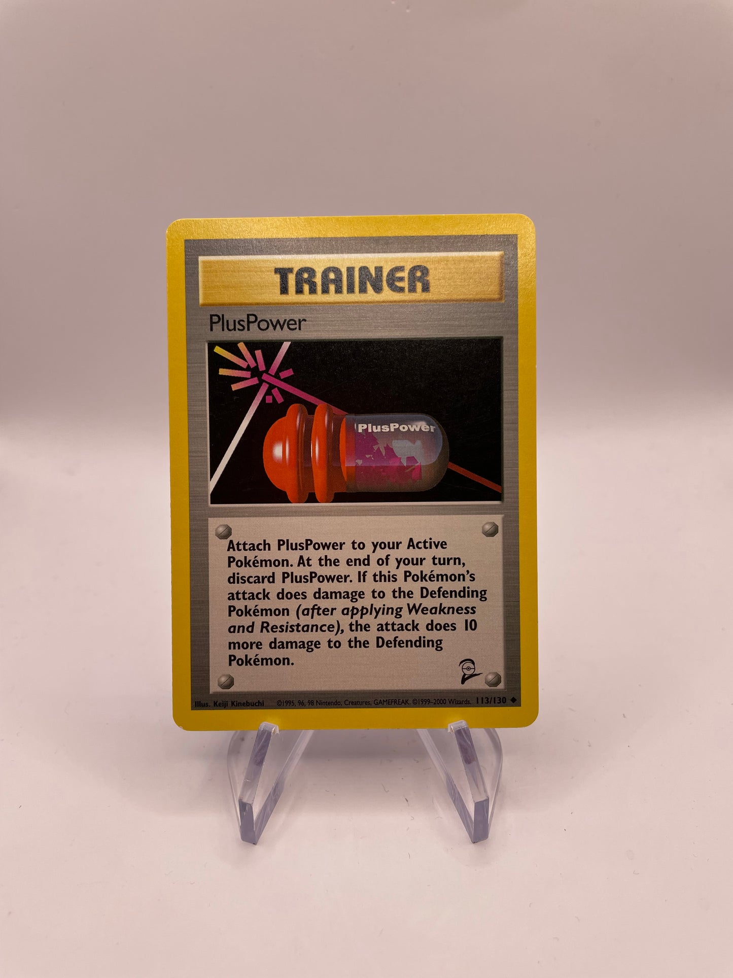 Pokemon Karte Base Set 2 Trainer Plus Power 113/130 Englisch