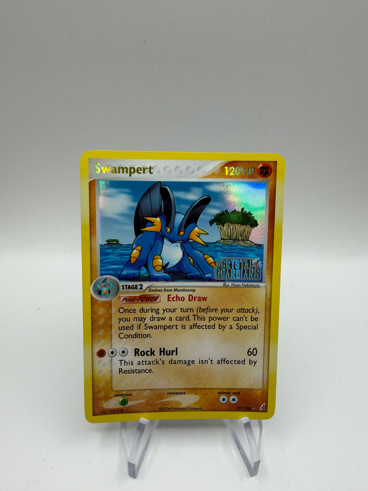Pokemon Karte Stamp Sumpex 27/100 Deutsch