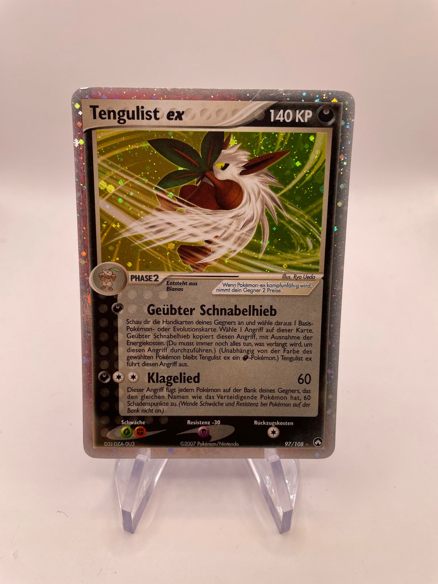 Pokemon Karte EX Tegulist 97/108 Deutsch