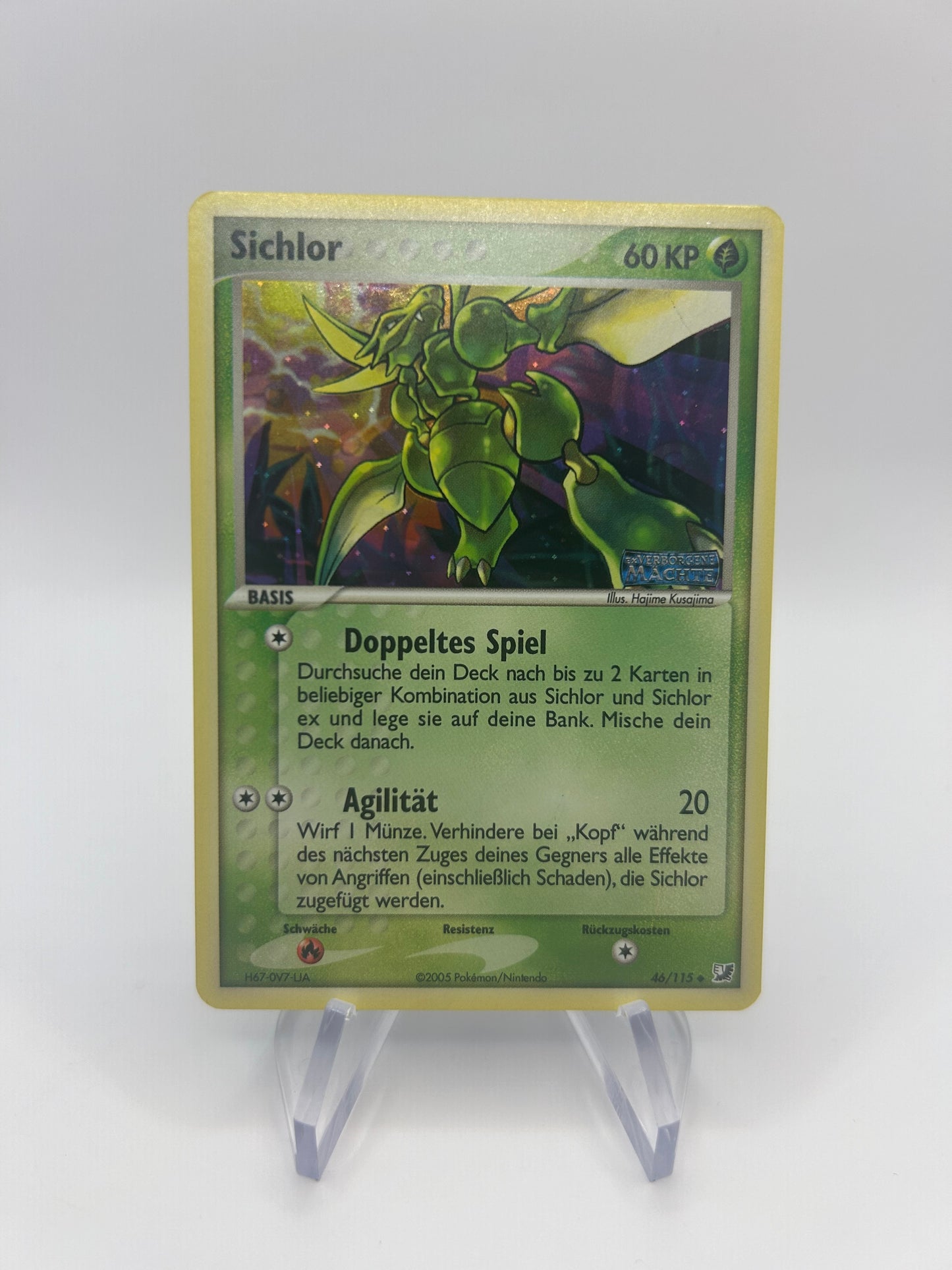 Pokemon Card Reverse Holo Stamp Sichlor 46/115