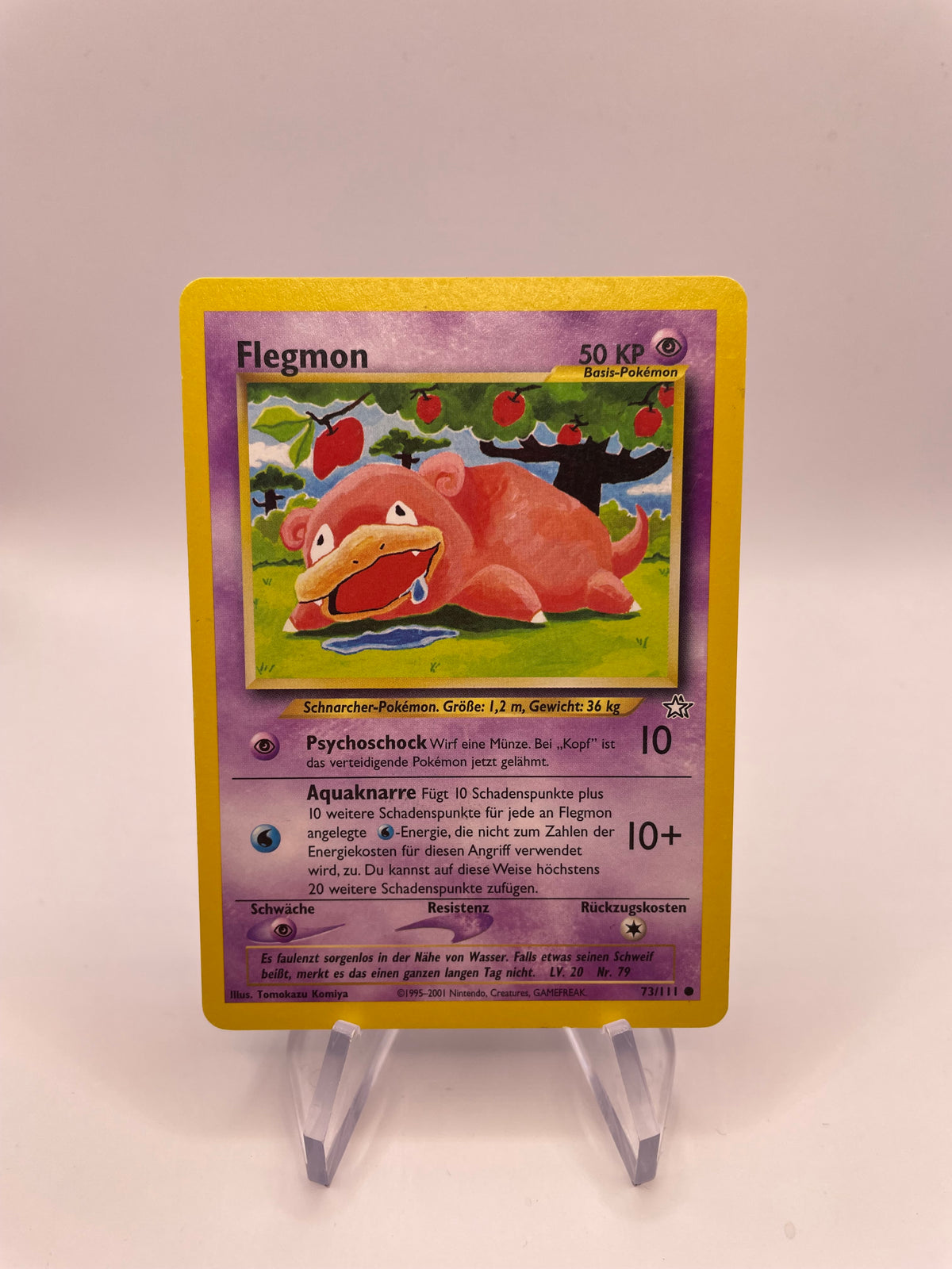 Pokemon Karte Flegmon Neo Genesis 73/111 Deutsch