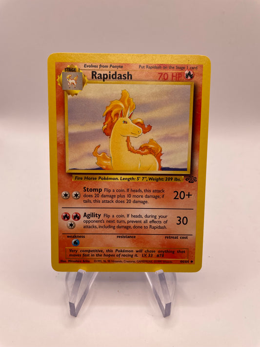 Pokemon Karte Rapidash 44/64 Jungel Englisch