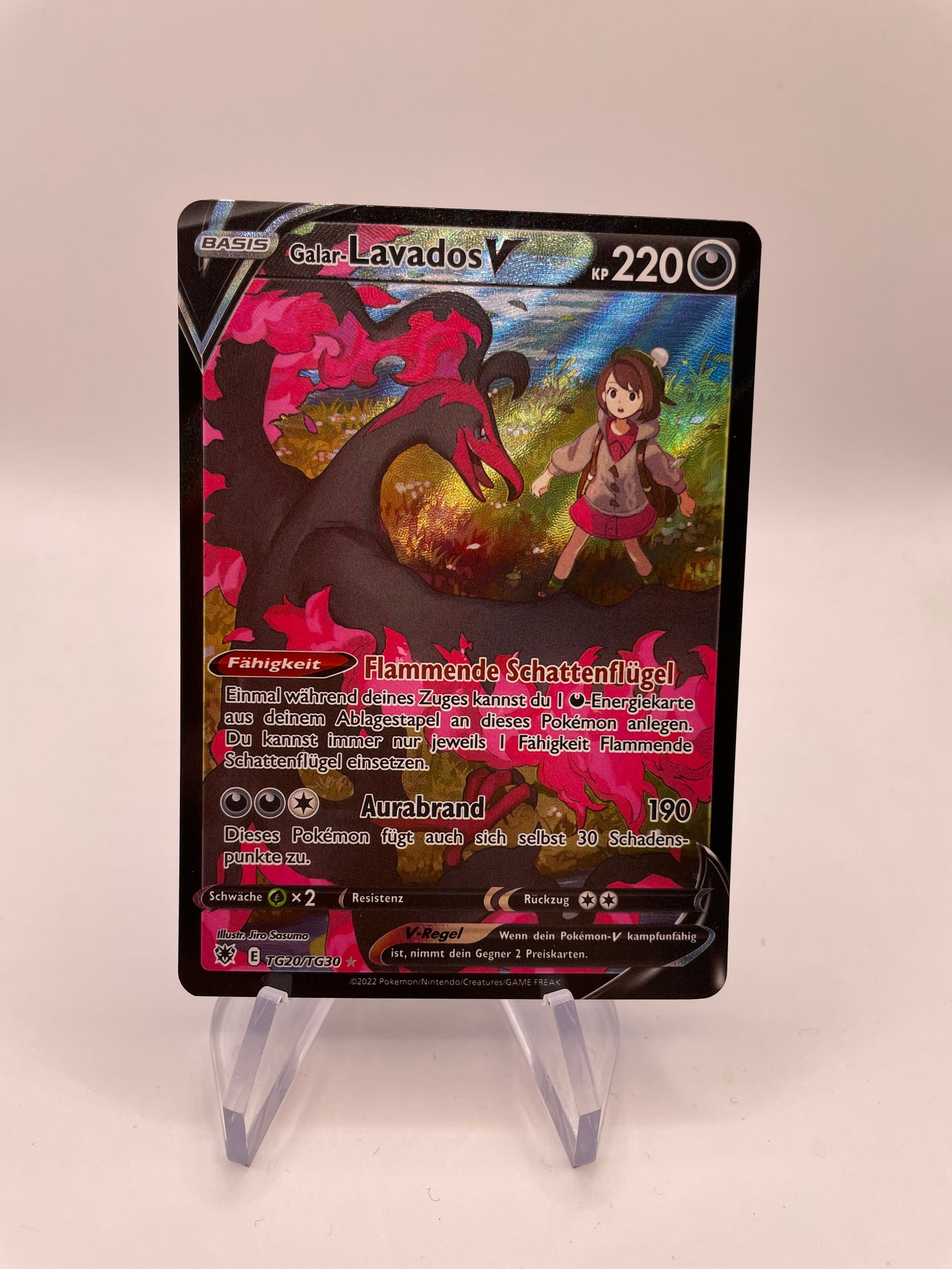 Pokemon Karte V Fullart Lavados TG20/TG30 Deutsch (Kopie)