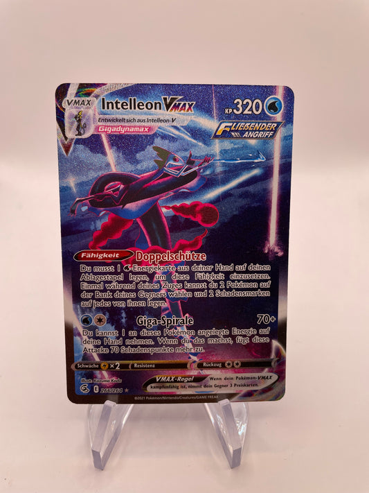 Pokemon Karte Vmax Alt Art Intelleon 266/264 Deutsch