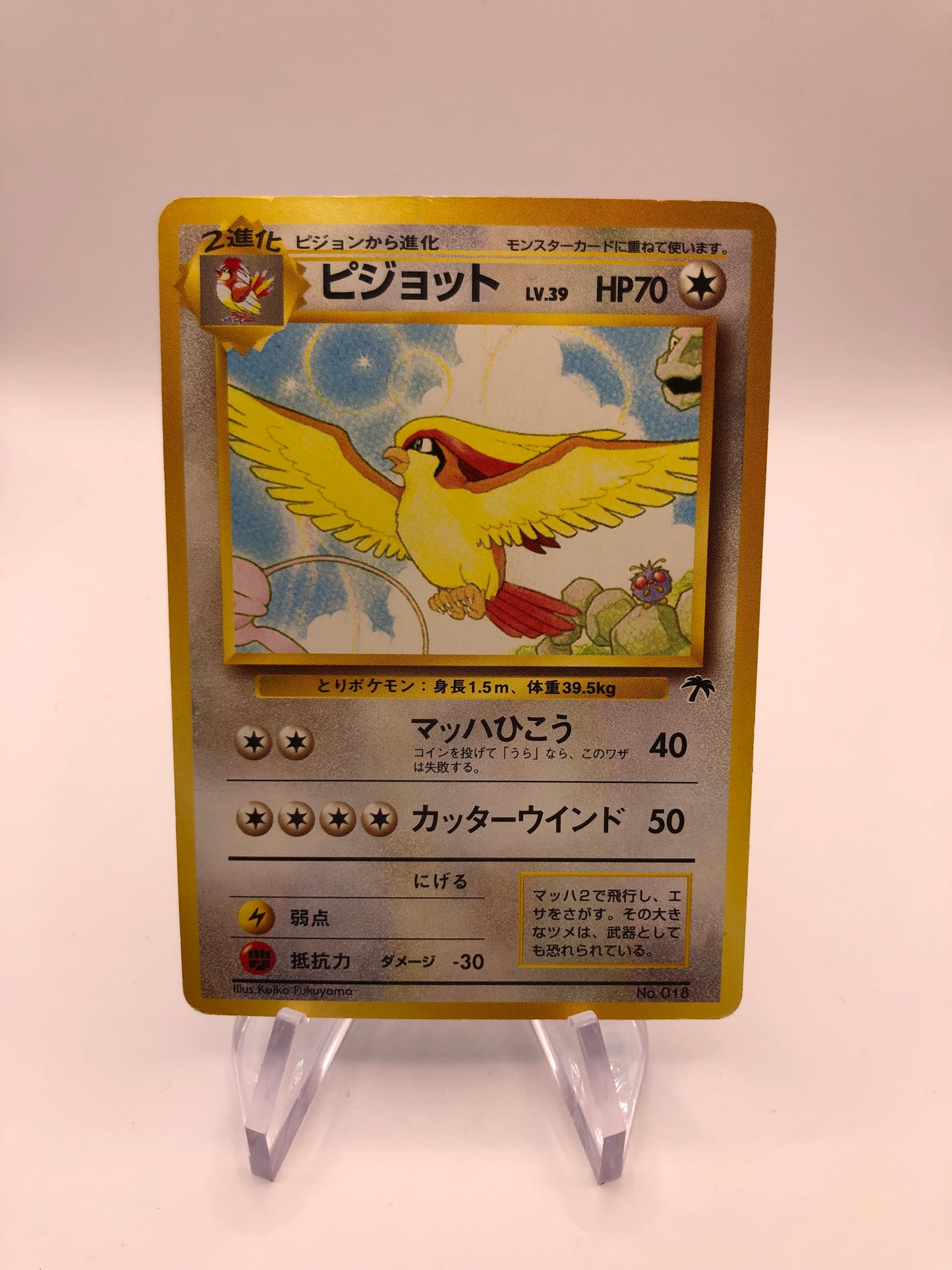 Pokemon Karte Southern Island Pidgeot No.18 Japanisch