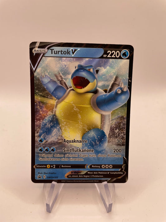 Pokemon Karte V Promo Turtok SWSH101 Deutsch