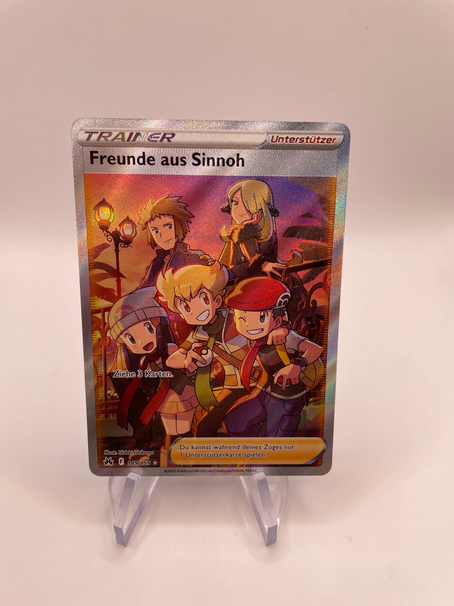 Pokémon Karte Trainer Freunde aus Sinnoh 149/159 Deutsch