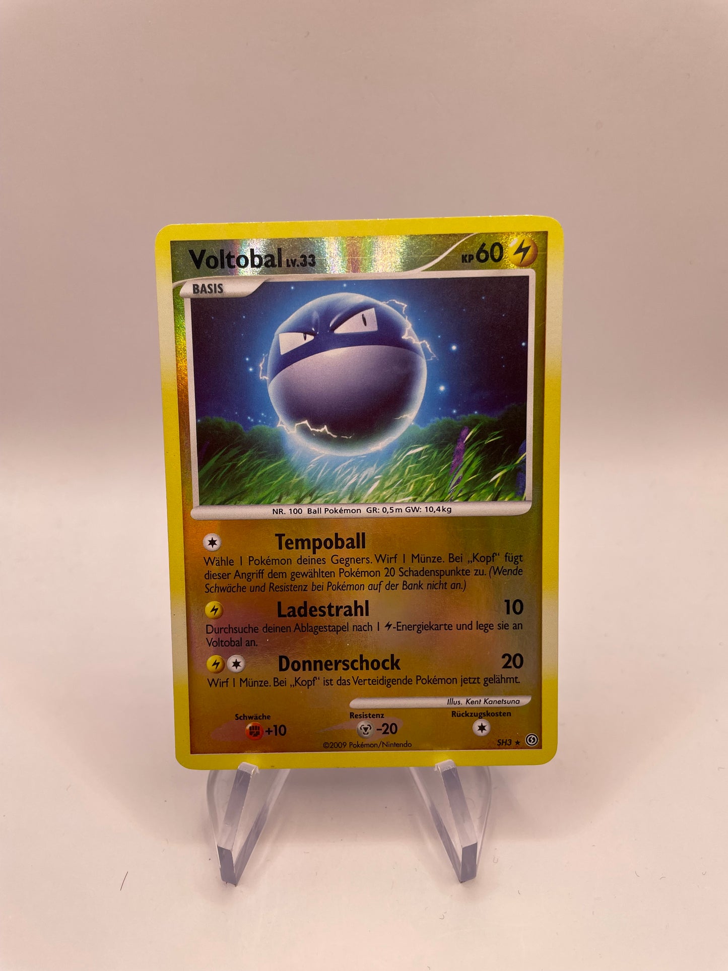 Pokemon Karte Revers Voltobal SH3 Deutsch