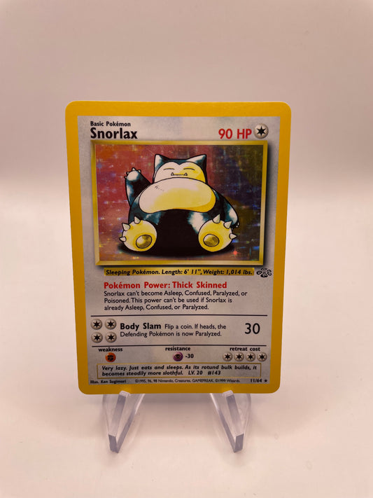 Pokemon Karte Holo Relaxo 11/64 Englisch
