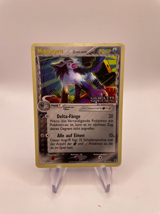 Pokemon Karte Stamp Delta Species Magnayen 24/113 Deutsch